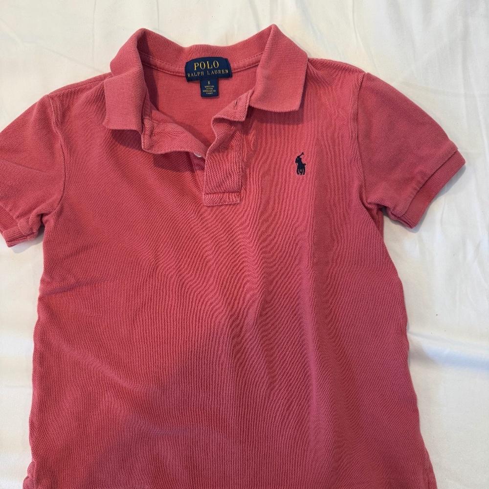 Ralph Lauren red collared short sleeve